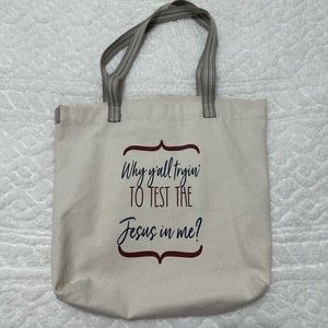 Thirty One Canvas Shopper Tote